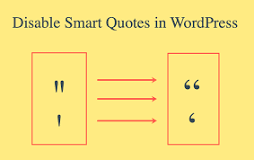 wordpress smart quotes disable에 대한 이미지 검색결과
